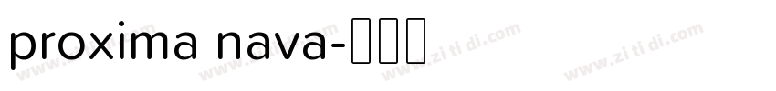 proxima nava字体转换